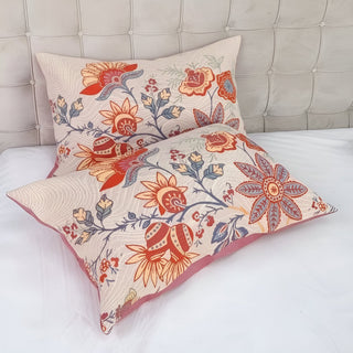 Double Sided Floral Jacquard Decorative Pillow Cover | Parkston
