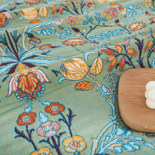 Boho Floral Decorative Throw Blanket For Sofa And Bed | Marvella