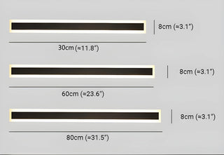 Minimalist Linear Outdoor Wall Lamp | Lumo
