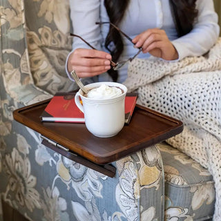 Folding Wooden Sofa Arm Tray Table | Livingston