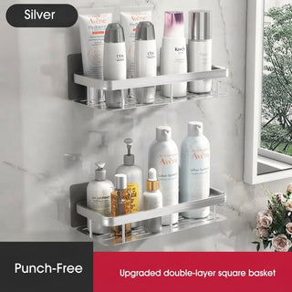 Bathroom Corner Shower Shelf With Strong Adhesive And Space Saving Design | Williams
