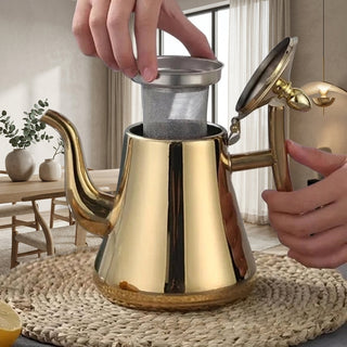 Stainless Steel Teapot Removable Infuser Tea Brewing Pot | Sutton