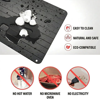 Quick Thawing Tray for Frozen Food with Non Slip Surface | Burnett