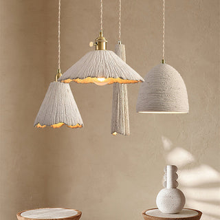 Japanese Wabi Sabi Tassel Pendant Ceiling Light | Langford