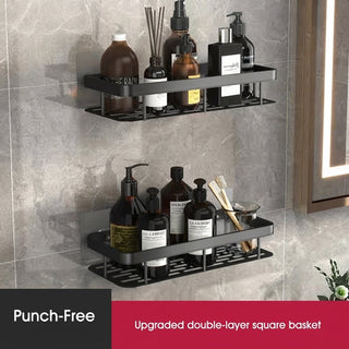 Bathroom Corner Shower Shelf With Strong Adhesive And Space Saving Design | Williams