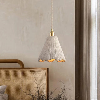 Japanese Wabi Sabi Tassel Pendant Ceiling Light | Langford
