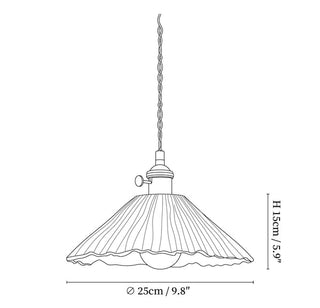 Japanese Wabi Sabi Tassel Pendant Ceiling Light | Langford