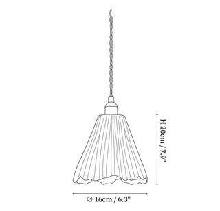 Japanese Wabi Sabi Tassel Pendant Ceiling Light | Langford