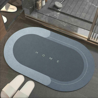 Absorbent Anti Slip Bathroom Floor Mat | Elmwood