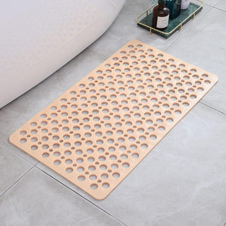 Non Slip Drainage Shower Bath Mat with Holes | Aquentra