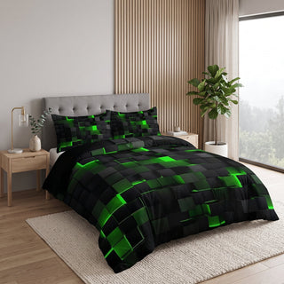 Modern Geometric Duvet Cover Set with Pillowcases | Madison
