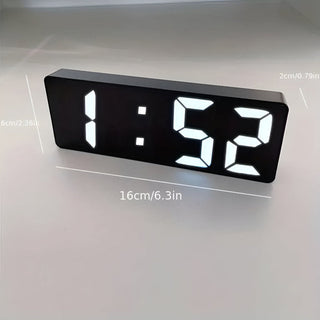 LED Mirror Display Digital Alarm Clock With Snooze | Brookfield