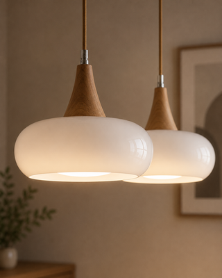 Modern Wood Pendant Light | Arko
