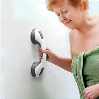 No-Drill Suction Safety Grab Handle for Bathroom | Whitfield