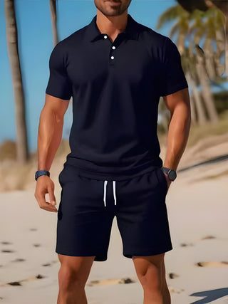 Men's Set | Polo Collar | Short Sleeve | Summer