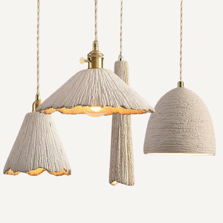 Japanese Wabi Sabi Tassel Pendant Ceiling Light | Langford