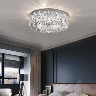 Luxury Crystal Flush Mount Ceiling Chandelier | Celestique