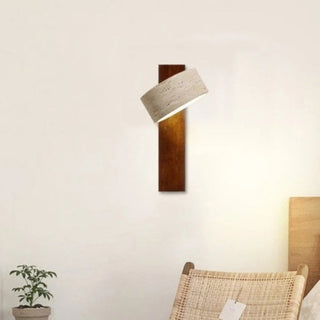 Wabi Sabi Rotatable Stone Wall Sconce Light | Norvique