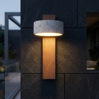 Wabi Sabi Rotatable Stone Wall Sconce Light | Norvique