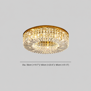 Luxury Crystal Flush Mount Ceiling Chandelier | Celestique