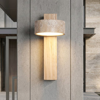 Wabi Sabi Rotatable Stone Wall Sconce Light | Norvique