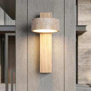 Wabi Sabi Rotatable Stone Wall Sconce Light | Norvique
