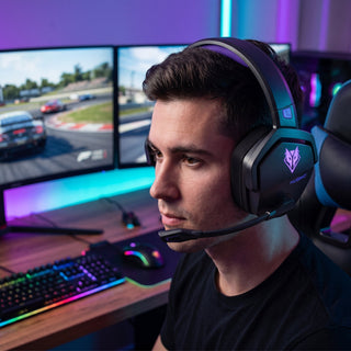 Wireless Gaming Headset with Microphone Active Noise Cancellation | Merrick