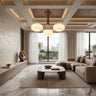 Brass & Dark Wood Color
