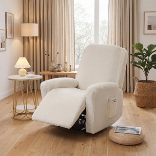 Stretch Armchair Cover With Convenient Side Pocket | Richmond