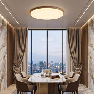 Round Dimmable LED Flush Mount Ceiling Light | Virelune