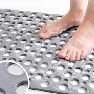 Non Slip Drainage Shower Bath Mat with Holes | Aquentra