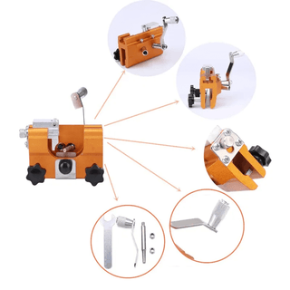 Chainsaw Chain Sharpener with 30° Precision Guide & Aluminum Build | Sharpenza
