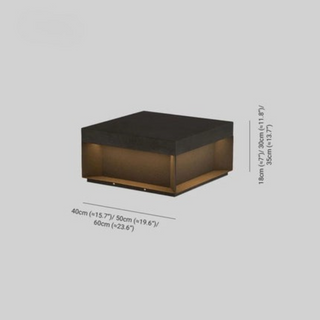 Modern Outdoor LED Pillar Post Light Fixture | Ardentra