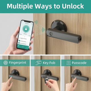 Smart Door Lock With Biometric Fingerprint And Digital Touchscreen Keypad | Redmond