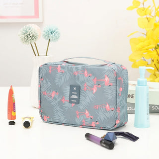 Water Resistant Toiletry Bag With Multiple Compartments And Hanging Hook | Sutton