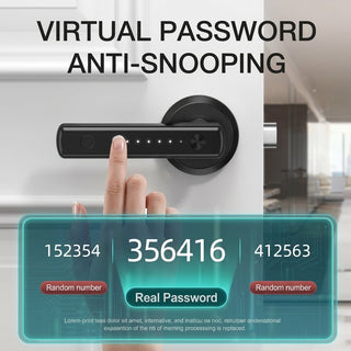 Smart Door Lock With Biometric Fingerprint And Digital Touchscreen Keypad | Redmond