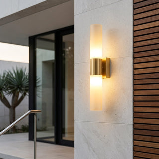 Modern Acrylic Cylinder Up Down Wall Light | Brooks