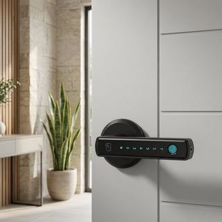 Smart Door Lock With Biometric Fingerprint And Digital Touchscreen Keypad | Redmond