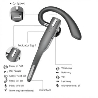 Trucker Bluetooth Headset With Dual Microphone And Noise Cancelling Technology | Wilder