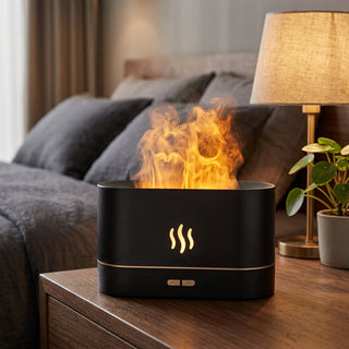 Flame LED Aroma Diffuser Mist Humidifier Essential Oil | Jennings