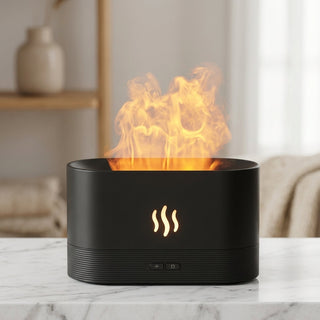Flame LED Aroma Diffuser Mist Humidifier Essential Oil | Jennings