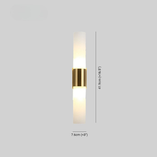 Modern Acrylic Cylinder Up Down Wall Light | Brooks