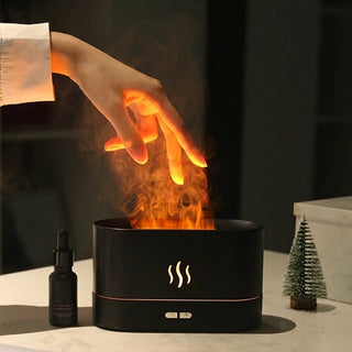 Flame LED Aroma Diffuser Mist Humidifier Essential Oil | Jennings
