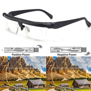 Near And Far Vision Glasses With Adjustable Magnification For Reading And Driving | Grayson