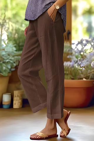 Women Pants | Straight Leg | Casual Fit | Summer