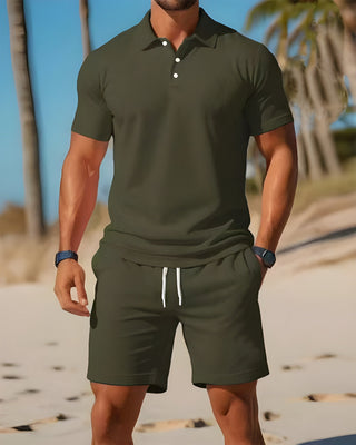 Men's Set | Polo Collar | Short Sleeve | Summer