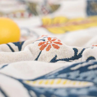 Floral Fringed Multi Purpose Sofa Throw Blanket | Ashbury