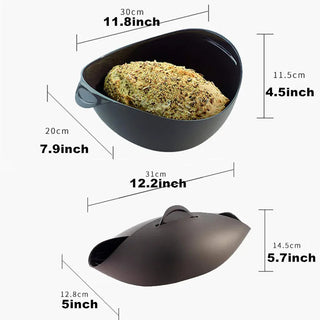 Silicone Bread Baking Mold with Steam Lid for Homemade Loaves & Cakes | Bakevora