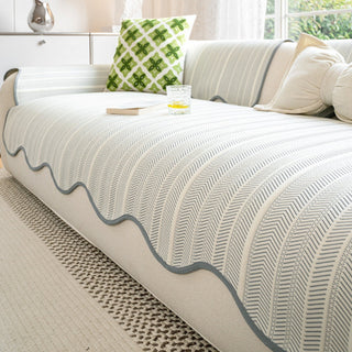 Geometric Non Slip Summer Sofa Seat Cover | Brookfield