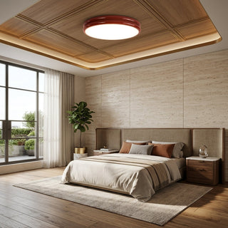 Modern Round Flush Mount Ceiling Light Fixture | Clayton